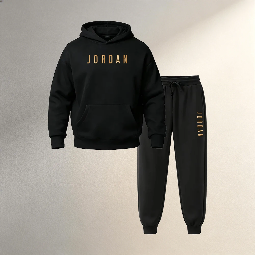 Joggers Pants - Men's Clothing 2 Piece Pullover Hoodies