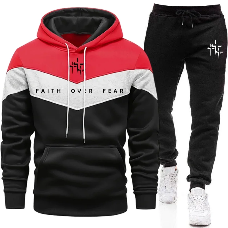 Faith Over Fear Men's Tracksui - Joggers Pants ulasan dan harga