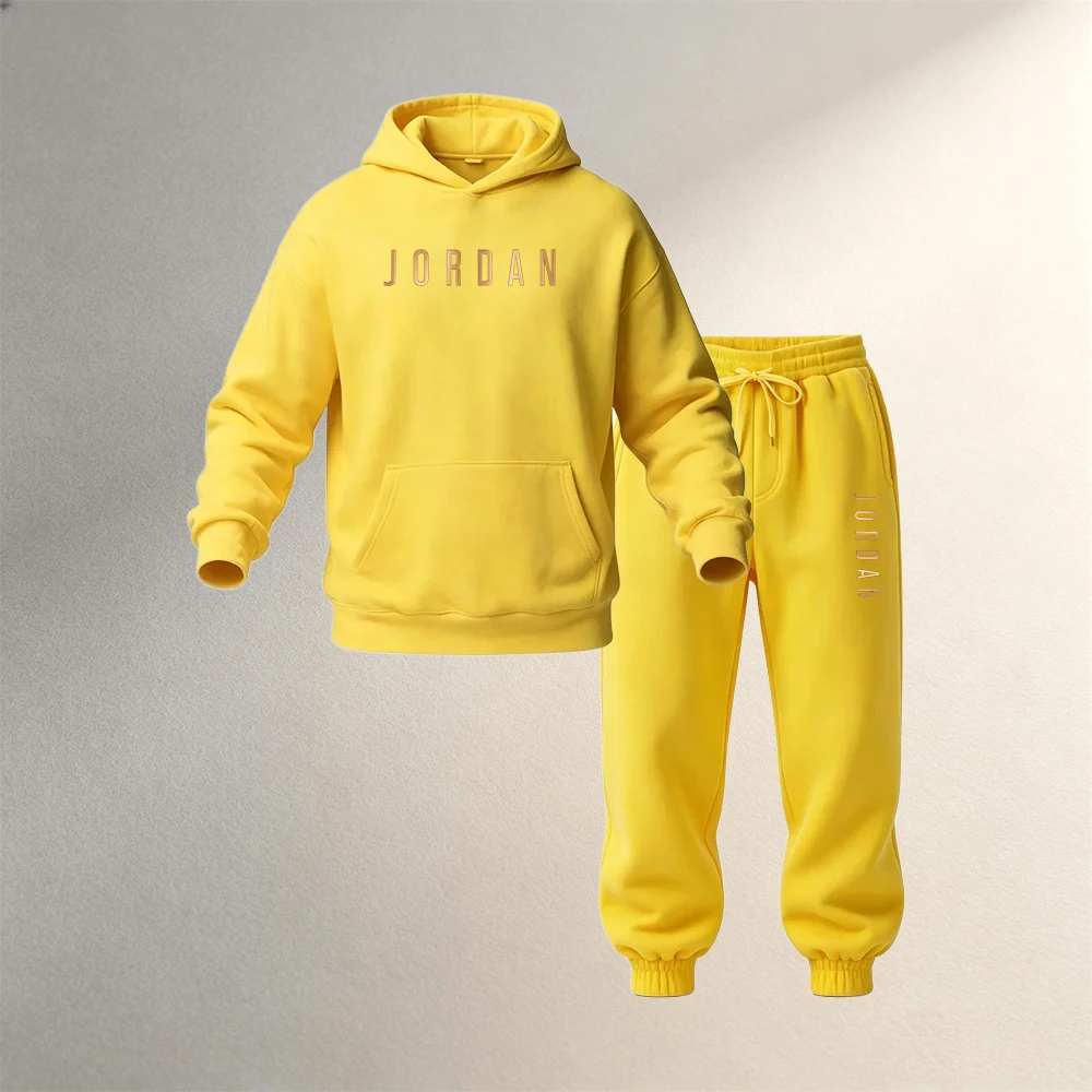 Men's Clothing 2 Piece Pullove - Joggers Pants ulasan dan harga
