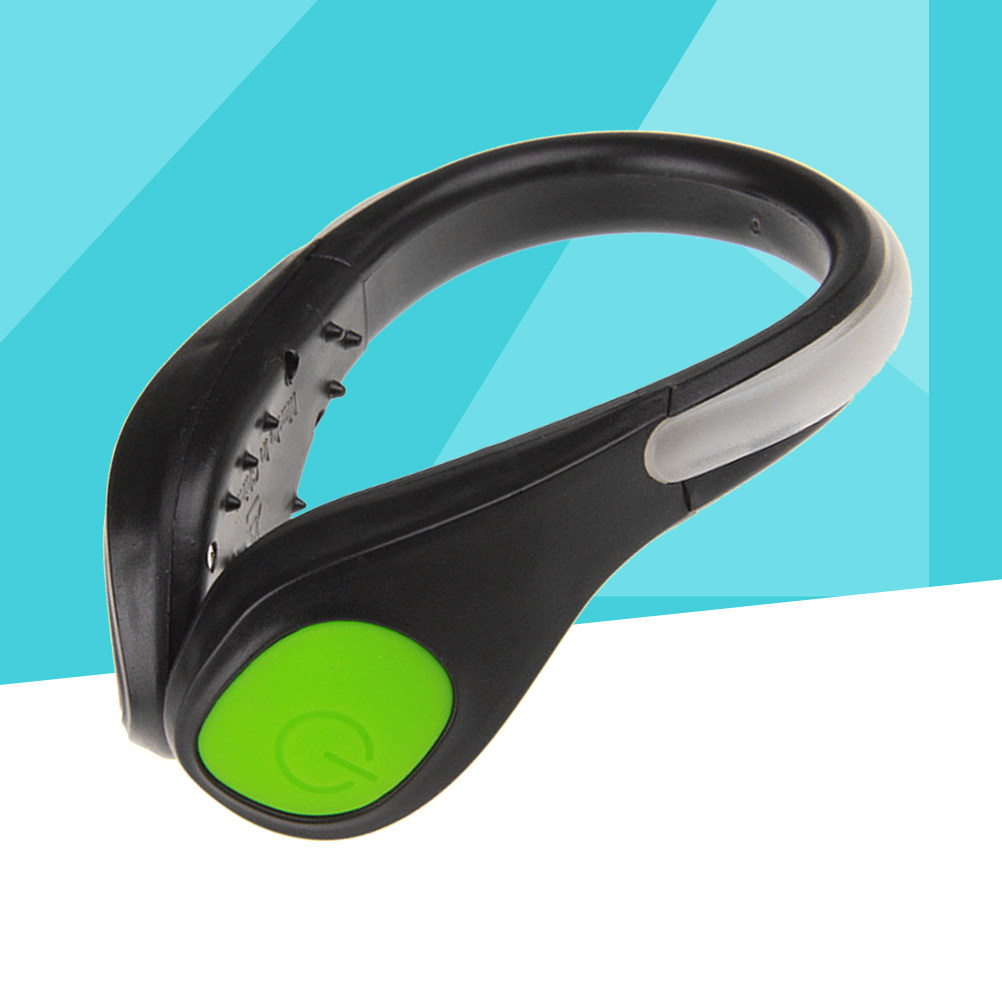 1Pcs LED Shoe Clip Green Light - Running Visibility Gear ulasan dan harga