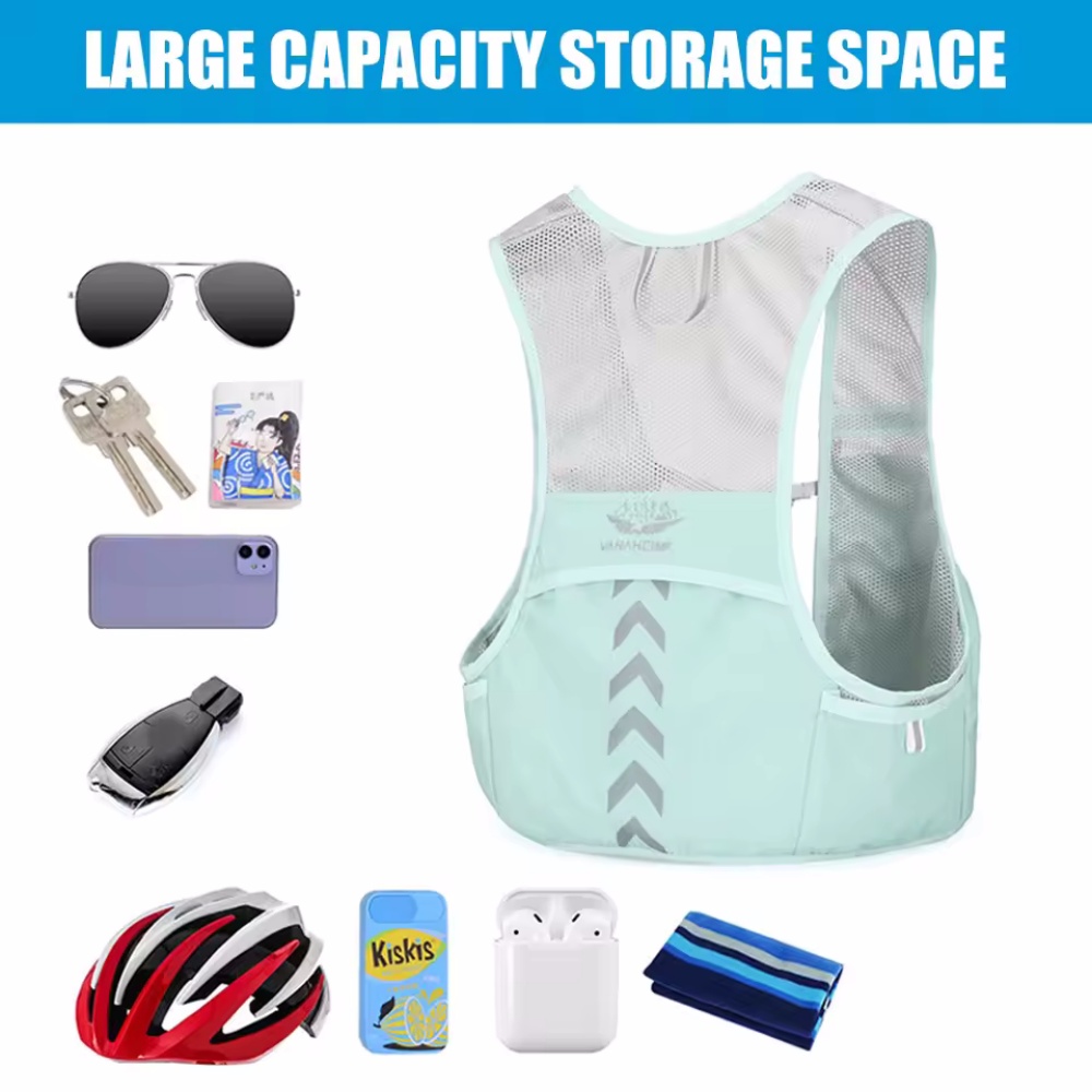 Reflective Running Vest Hydrat - Hydration Vest ulasan dan harga