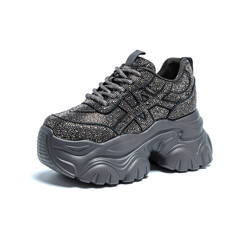 Women's Sneakers Lace-Up High  - Running Shoes Women ulasan dan harga