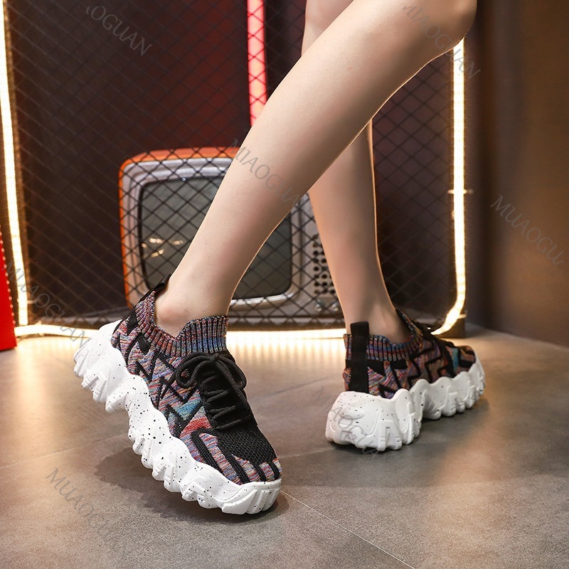 Women Chunky Sneakers Breathab - Running Shoes Women ulasan dan harga