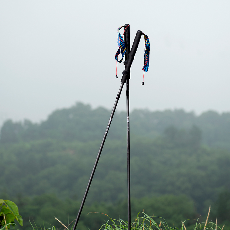 2pcs AONIJIE Folding Outdoor Q - Trekking Pole Carbon ulasan dan harga