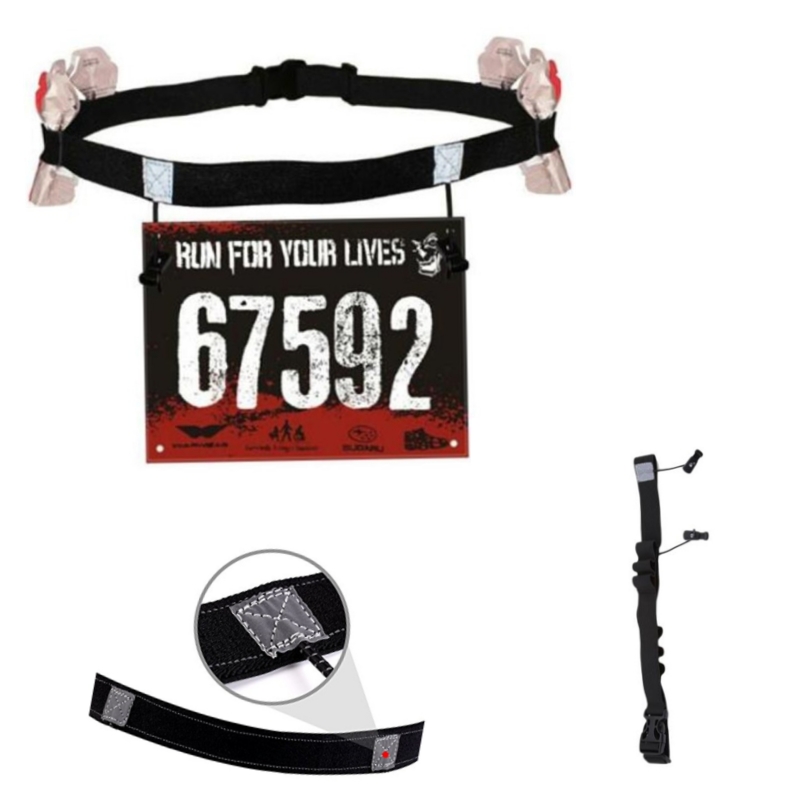 Running Race Number Belt Waist - Race Bib ulasan dan harga