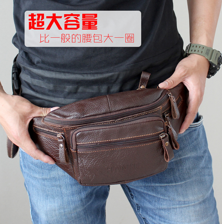 Genuine Cowhide Leather Waist  - Running Belt ulasan dan harga