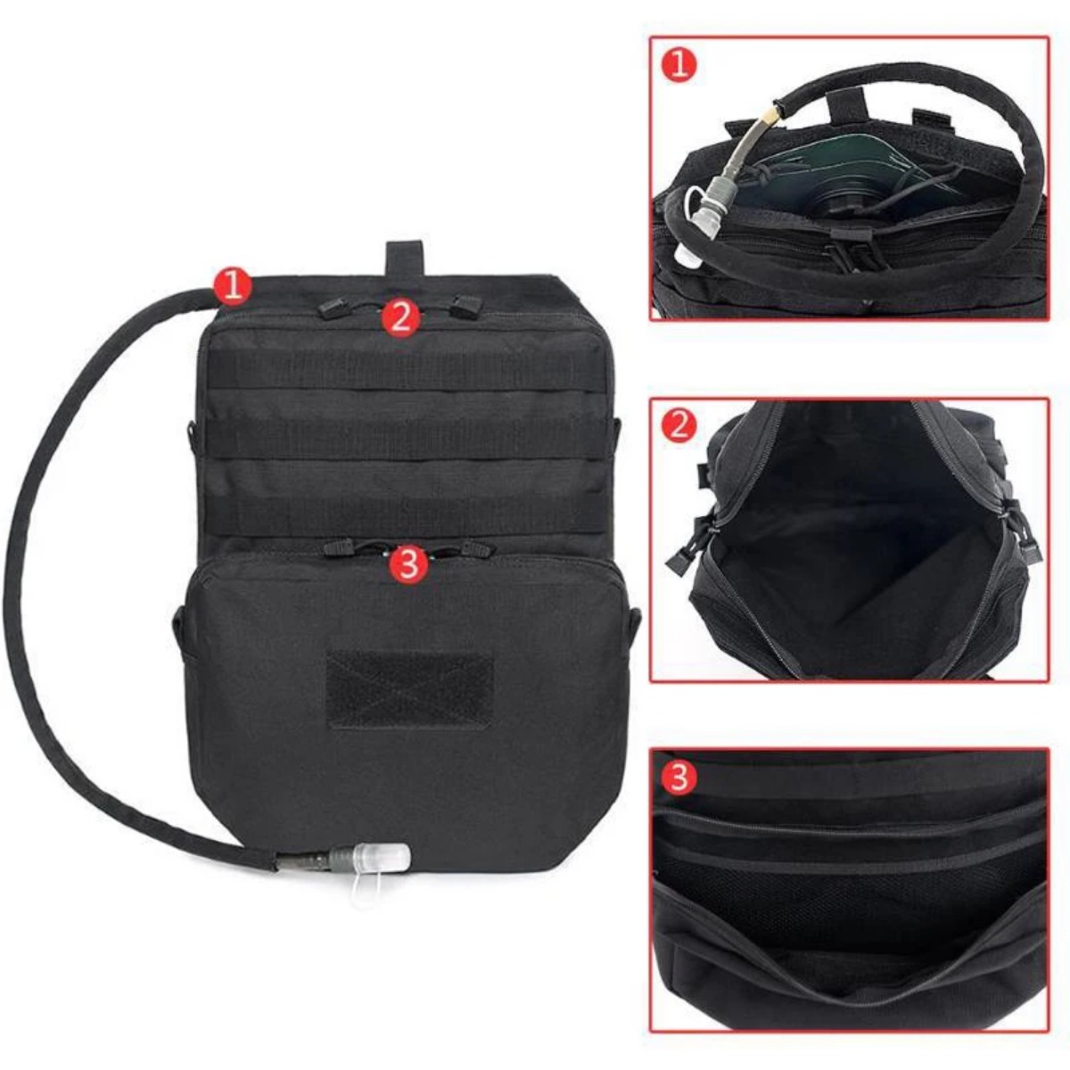 Outdoor Molle Bag Camping Hydr - Hydration Vest ulasan dan harga