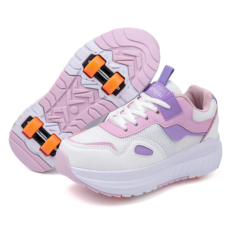 Kids Roller Skates 4 Wheels De - Running Shoes Women ulasan dan harga