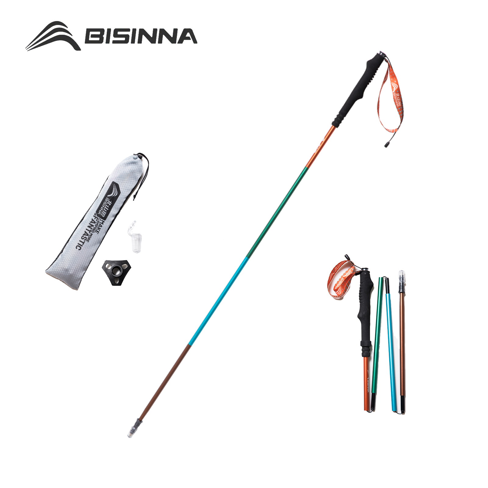 BISINNA 2pcs Trekking Poles Ul - Trekking Pole Carbon ulasan dan harga