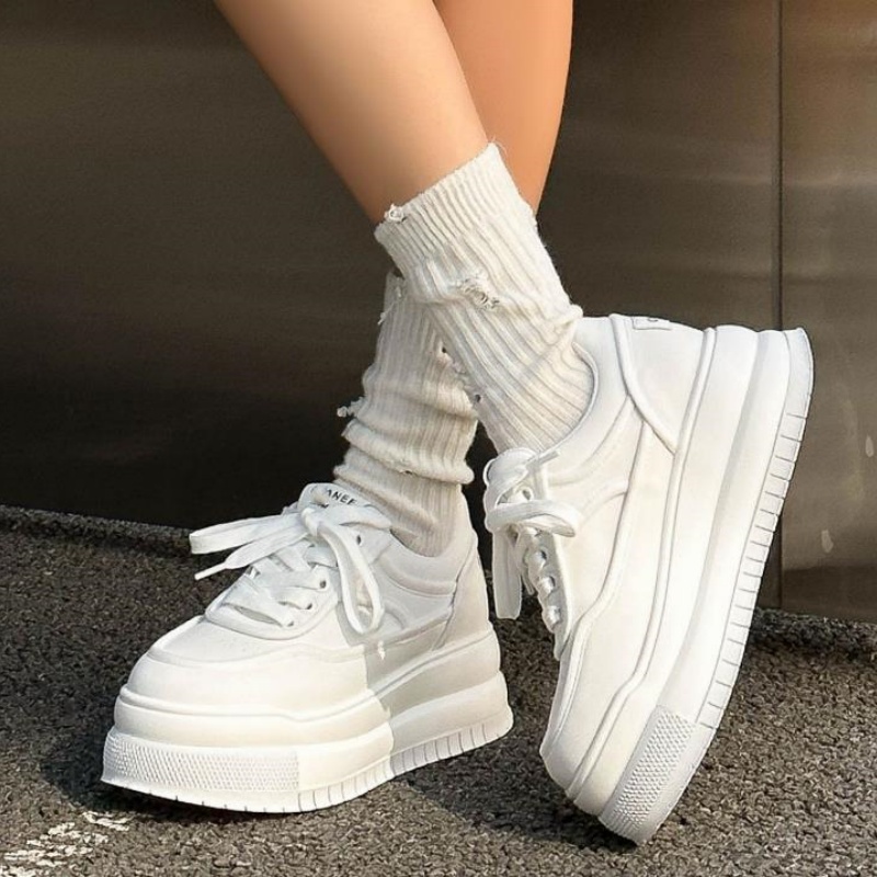 New Leather Women's White Brea - Running Shoes Women ulasan dan harga