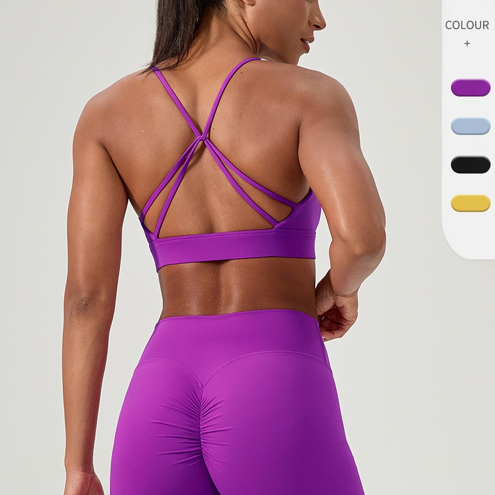 Women's Sexy Yoga Bra Cross St - Running Belt ulasan dan harga