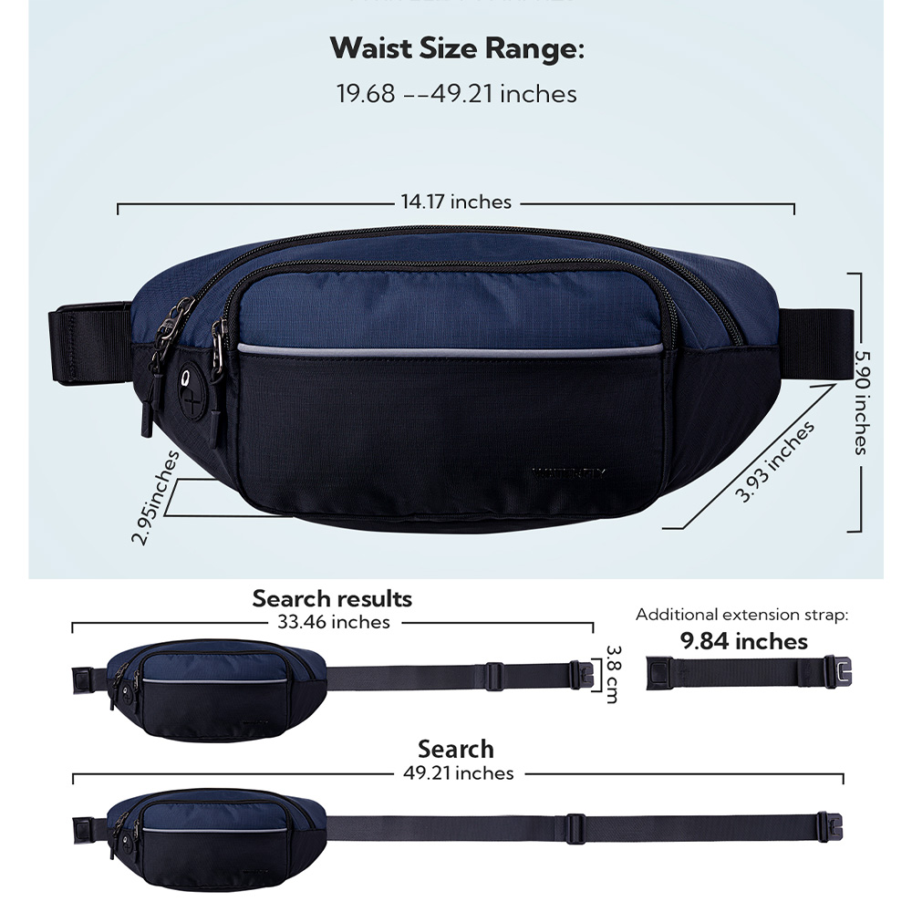 WATERFLY Fanny Pack Waist Bag  - Running Belt ulasan dan harga