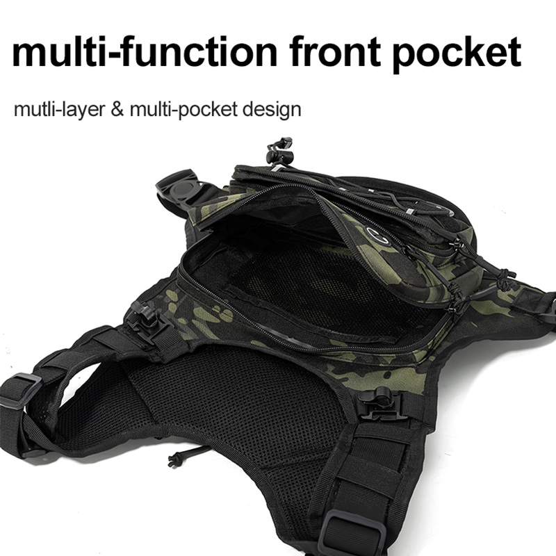 Tactical Bag Front Chest Rig V - Hydration Vest ulasan dan harga