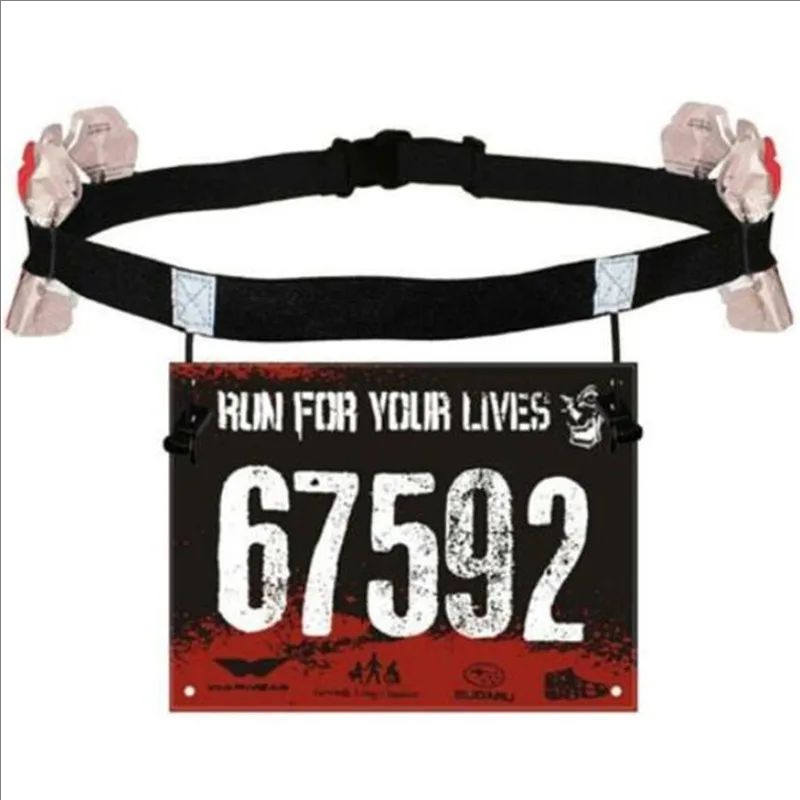 Running Race Number Belt Waist - Race Bib ulasan dan harga