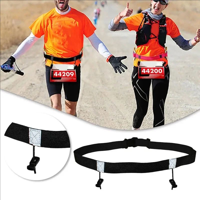 Running Race Number Belt Waist - Race Bib ulasan dan harga