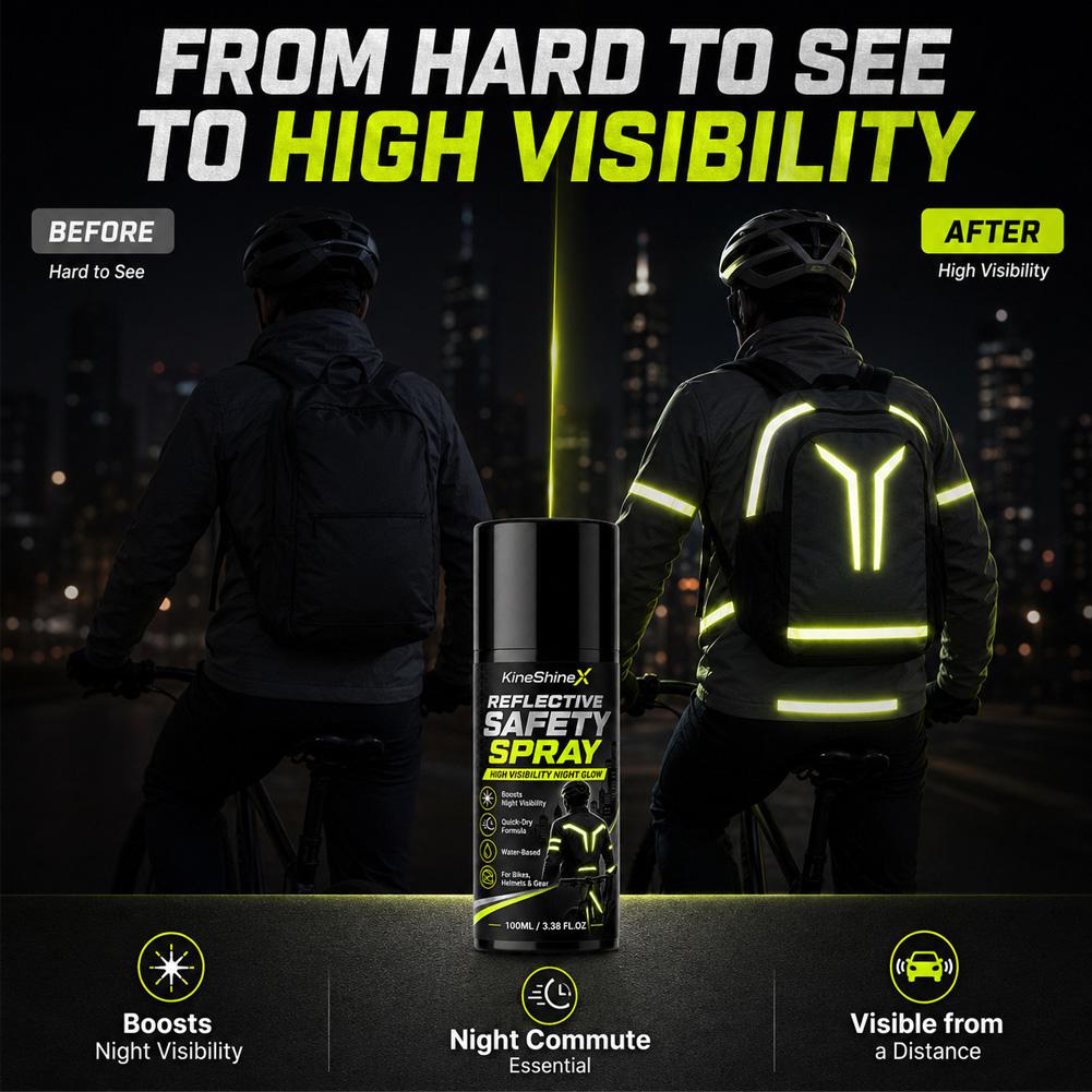 Night Reflective Safety Spray  - Running Visibility Gear ulasan dan harga