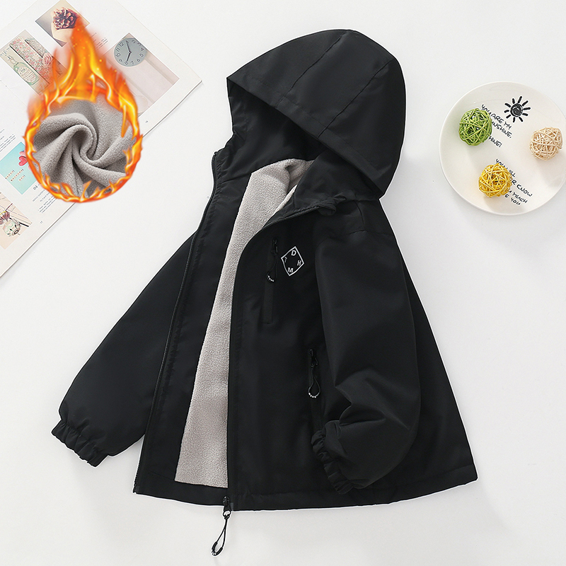Autumn Winter Boys Jacket Thic - Running Gear Kids ulasan dan harga